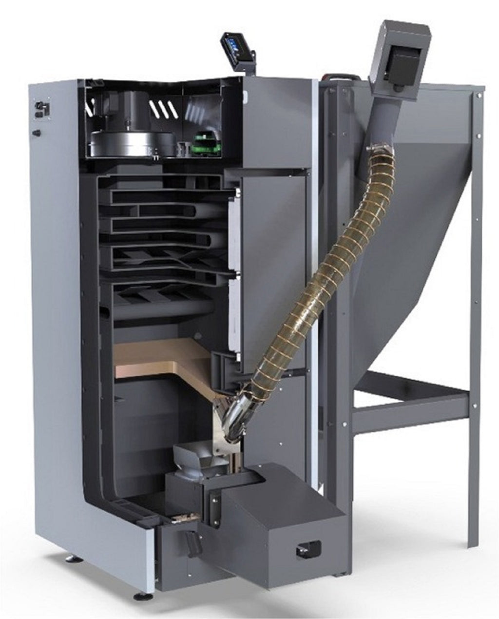Pelletkessel Scheitholzkesse Pelletheizung Pelletheizkessel Nextpell Plus 16 kW