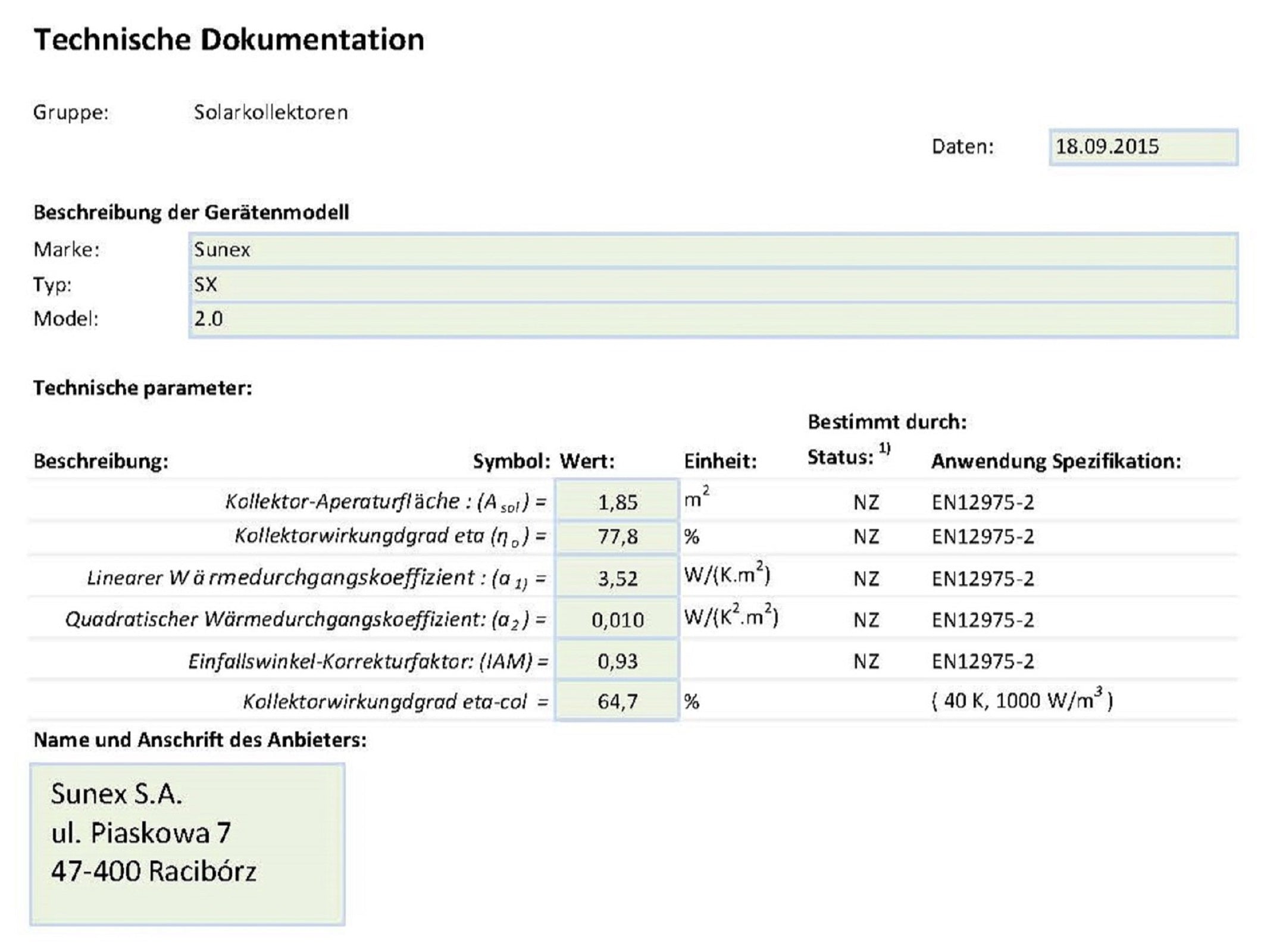 Solaranlage Flachkollektor Solarpaket 3 Kollektoren