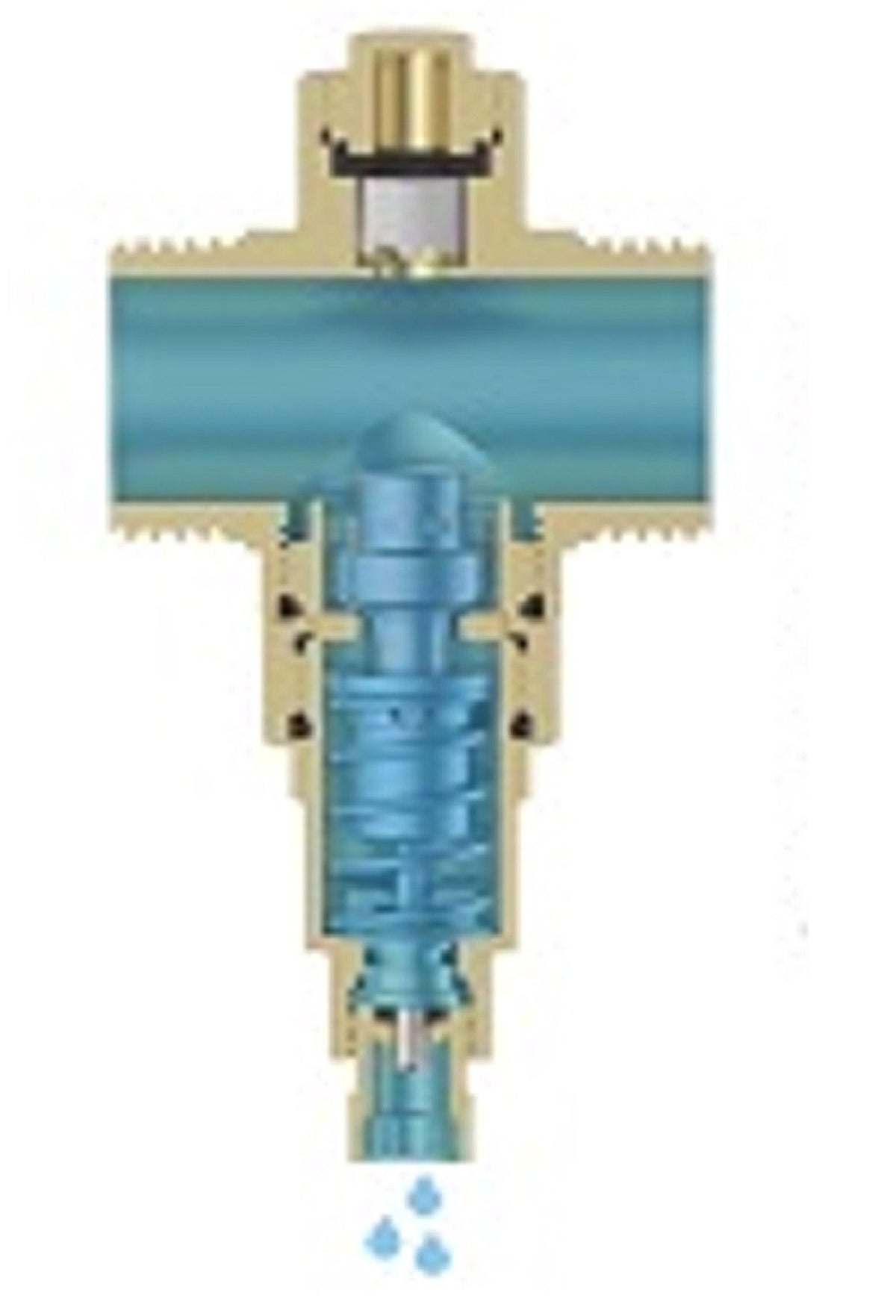 Frostschutzventil Wärmepumpen 1" AG - DN25 Antifreeze Frostschutz