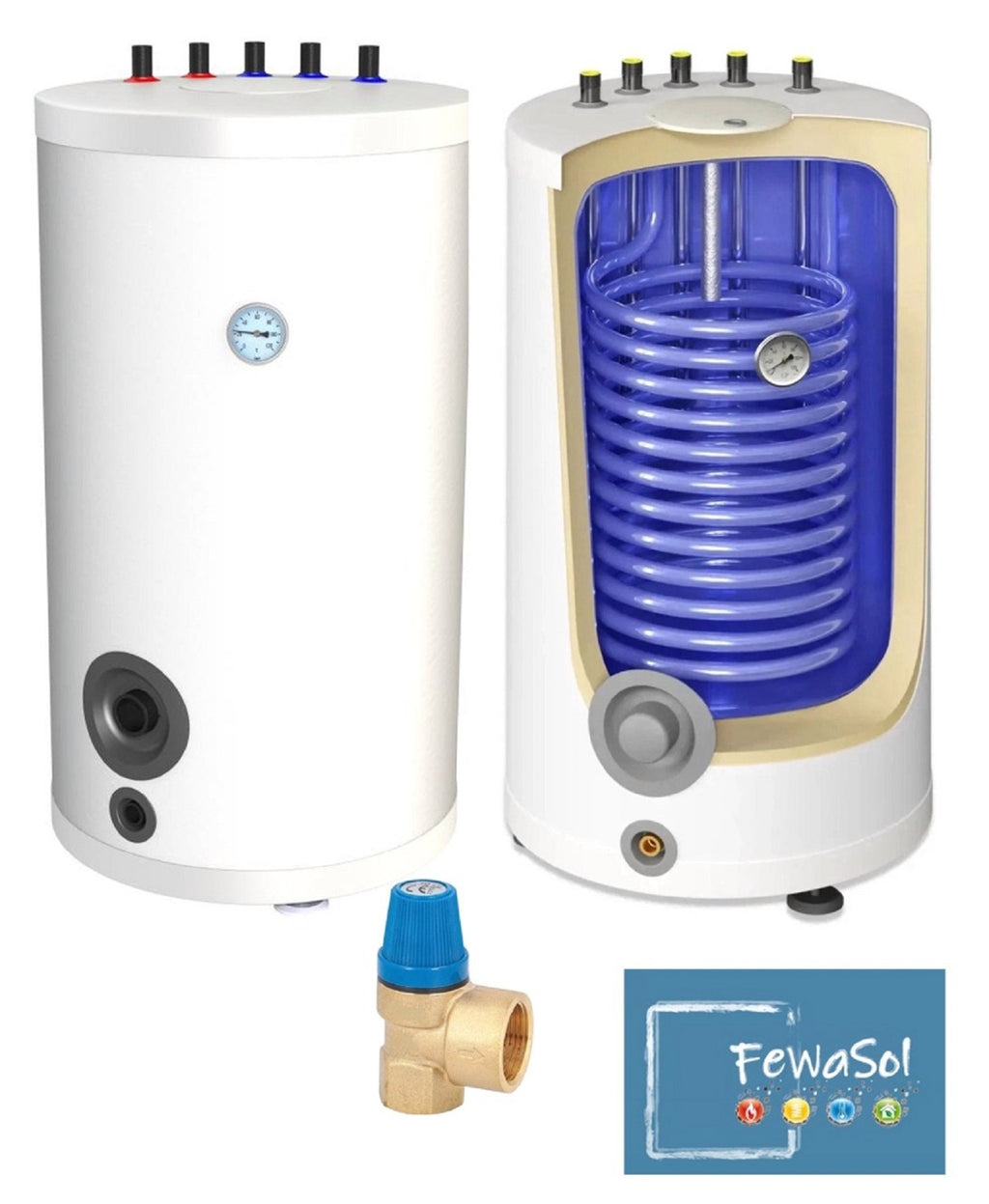 Brauchwasserspeicher Warmwasserspeicher Unterstellspeicher Emailliert  180 Liter