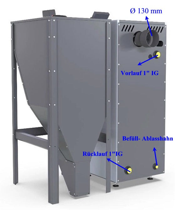 Pelletkessel Scheitholzkesse Pelletheizung Pelletheizkessel Nextpell Plus 20 kW