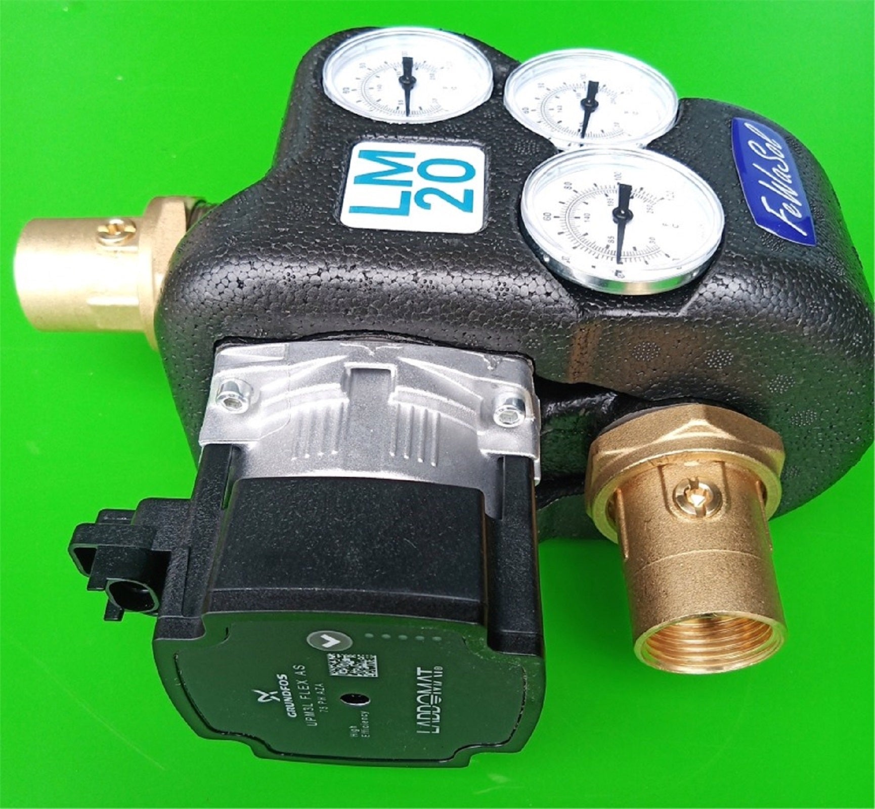 ThermofentilerLaddomat 20 Rücklaufanhebung  Ladeeinheit  53-78°C Grundfos UPM3L 75PH