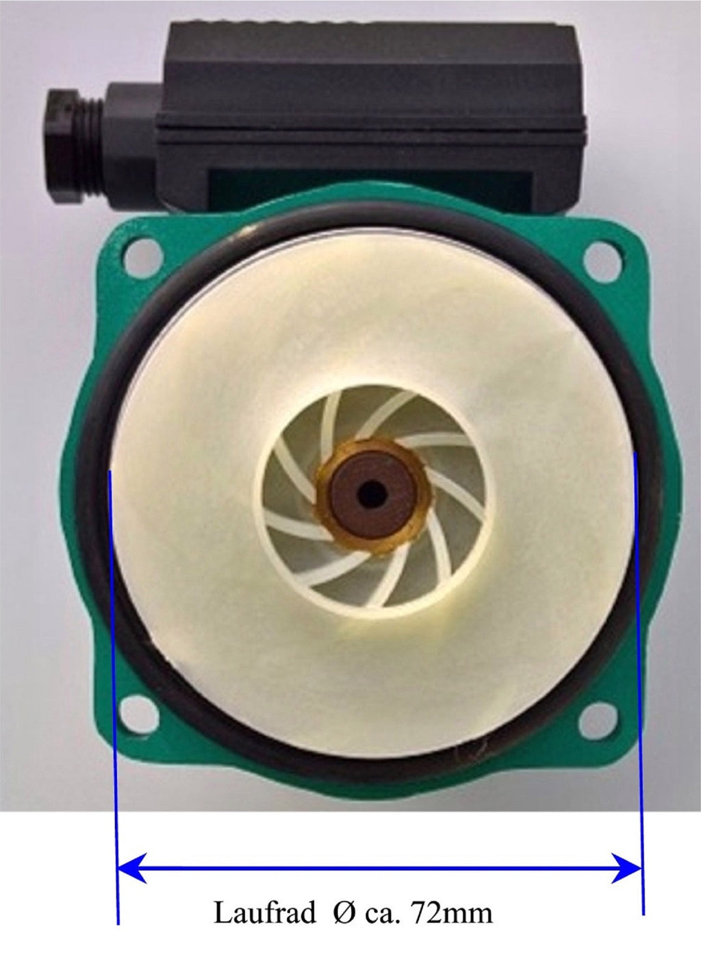 Umwälzpumpe für Wilo Ersatzmotor Pumpenkopf 6 M Förderleistung Heizungspumpe