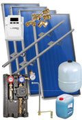 Solaranlage Flachkollektor Solarpaket 4 Kollektoren Typ AMP2,0