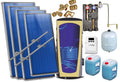 Solaranlage Flachkollektor Heizung-Warmwasser 4 Kollektoren und Speicher