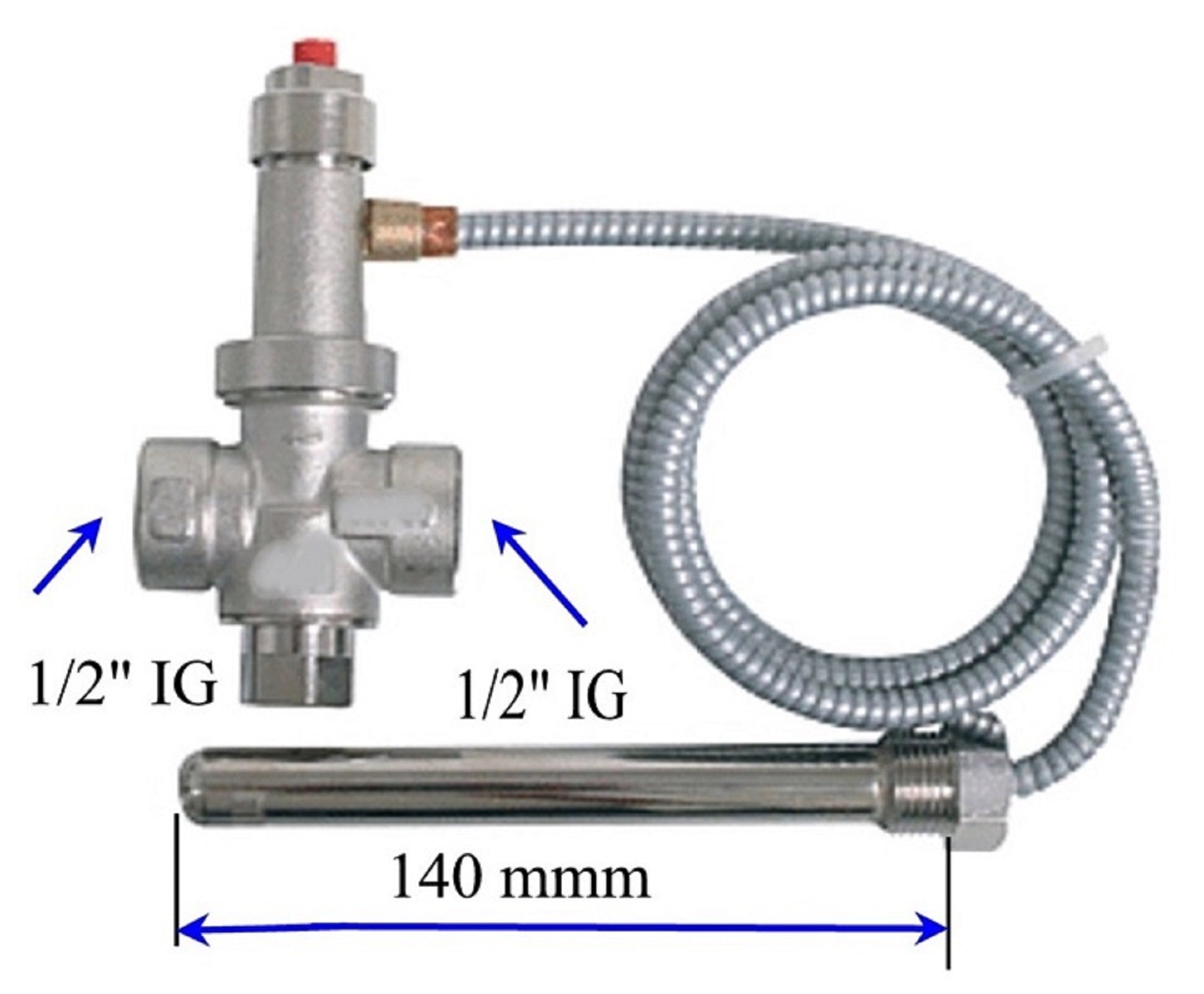 Thermische Ablaufsicherung Anschlüsse 1/2"