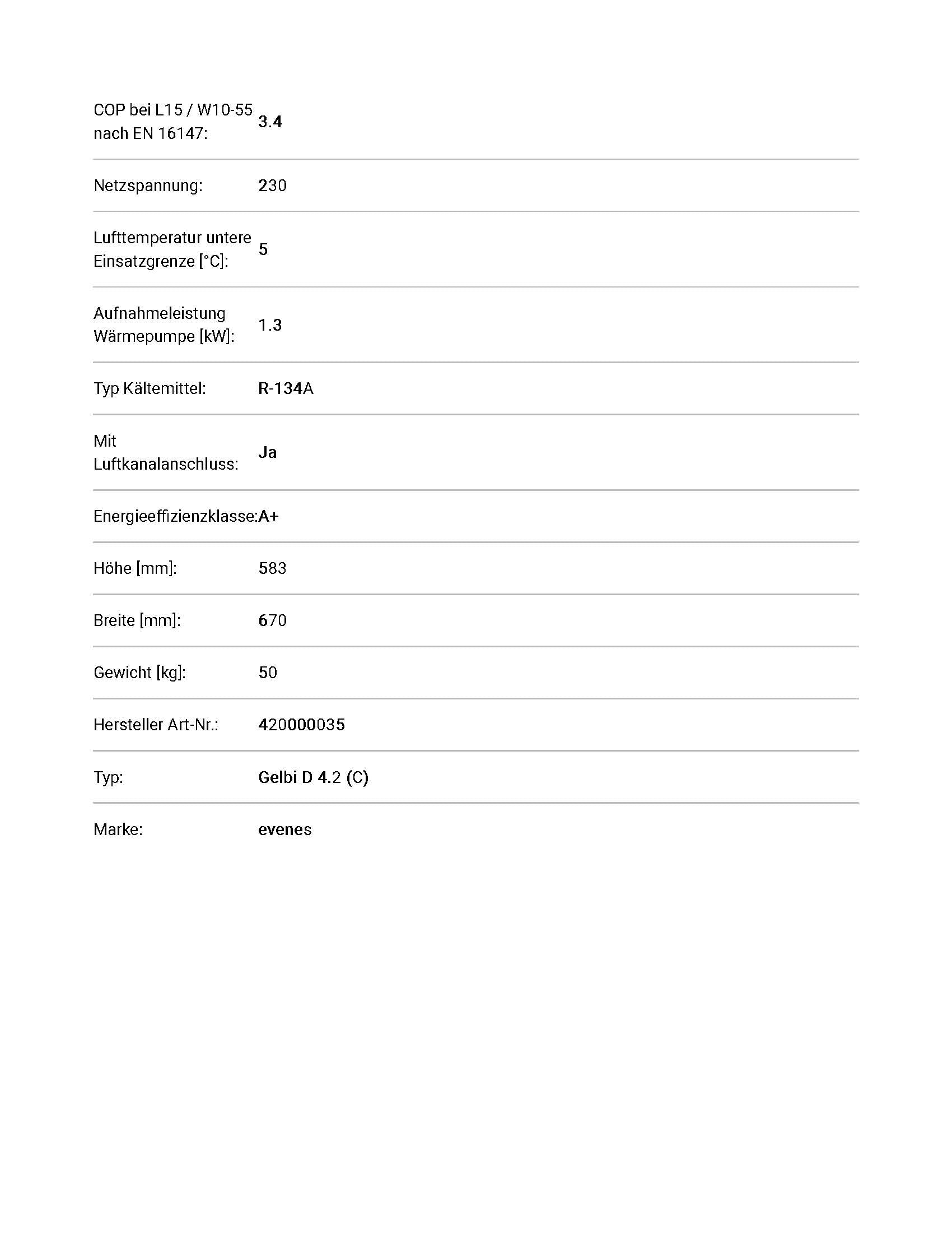 Warmwasserwärmepumpe Wärmepumpe Gelbi D4.2