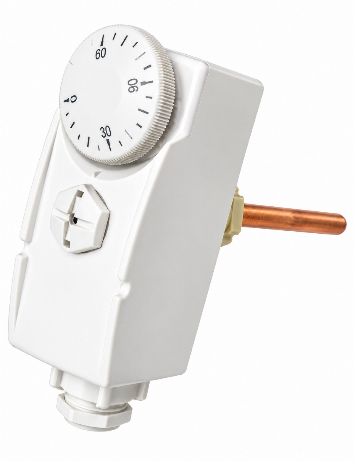 Tauchthermostat Temperaturregler Länge 100 mm Regler 0-90°C