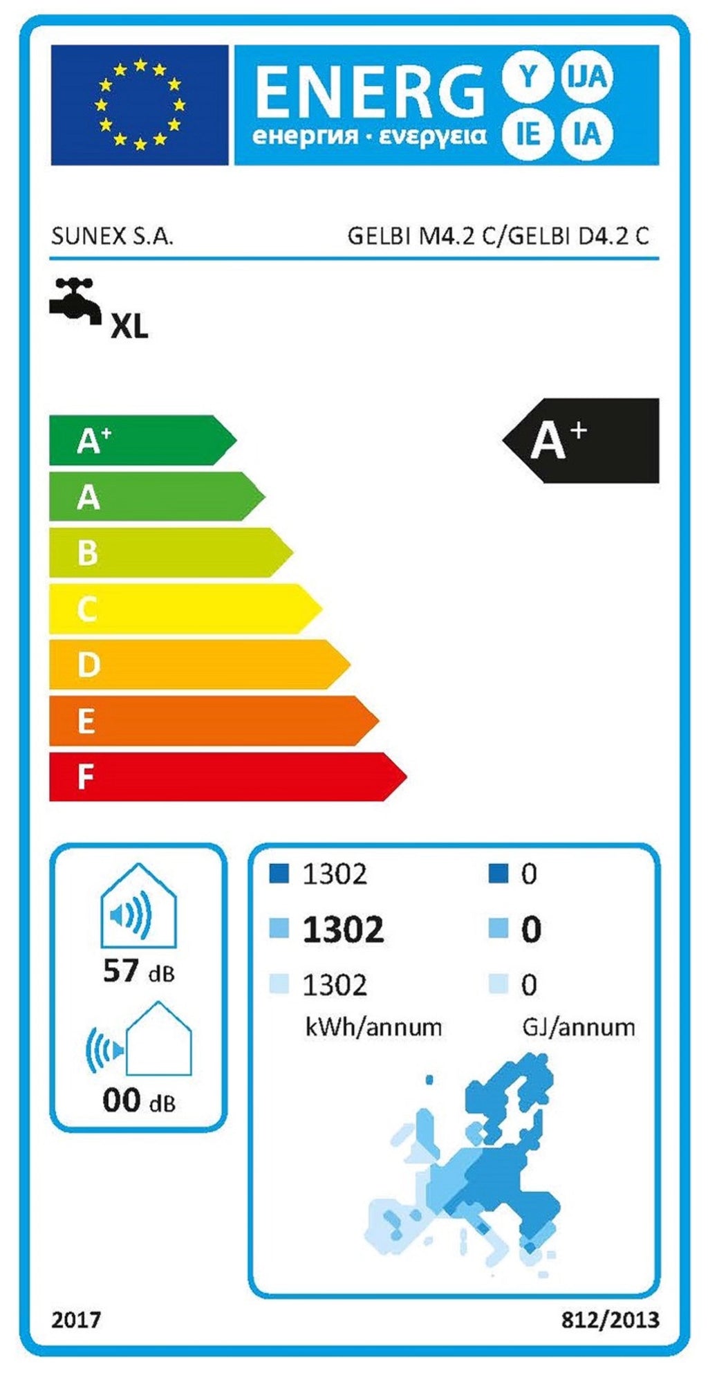 Warmwasserwärmepumpe Wärmepumpe Gelbi D4.2(C)