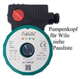 Umwälzpumpe für Wilo, Veillant usw. Ersatzmotor Pumpenkopf 6 M Förderleistung Heizungspumpe